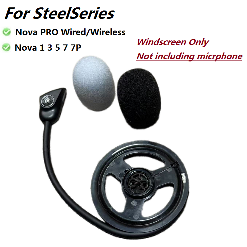 Wired Earphone Mic - Parabrezza di ricambio per SteelSeries Arctis