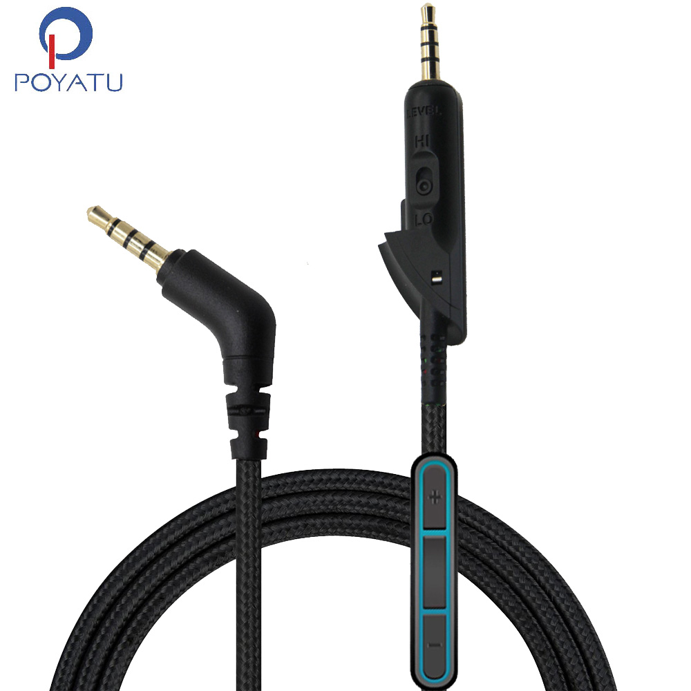 Wired Earphone Mic - Cavo di ricambio Poyatu per cuffie