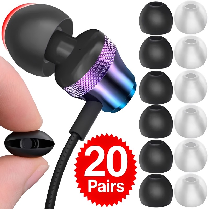 1-20 Paia di Cuscinetti Aurico - Silicone Ear Tip Replacement recensione e prezzo