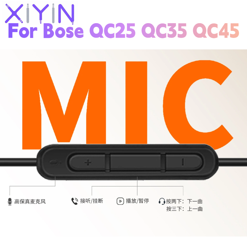 Cavo audio di ricambio da 1,4  - Wired Earphone Mic recensione e prezzo